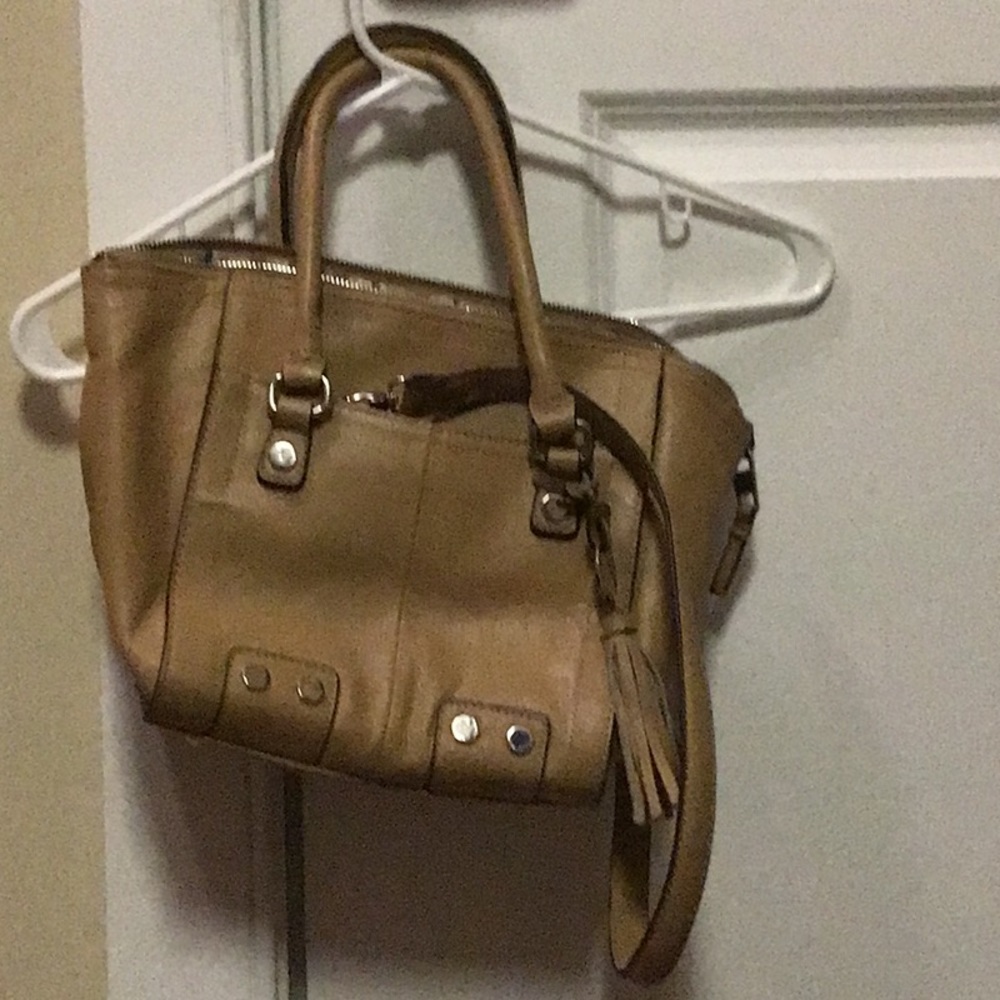 Tignanello ladies leather satchel bag